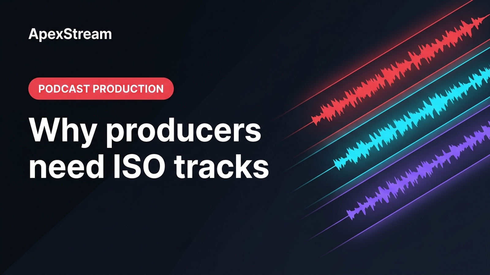 ISO tracks: why podcast producers ask for Scale