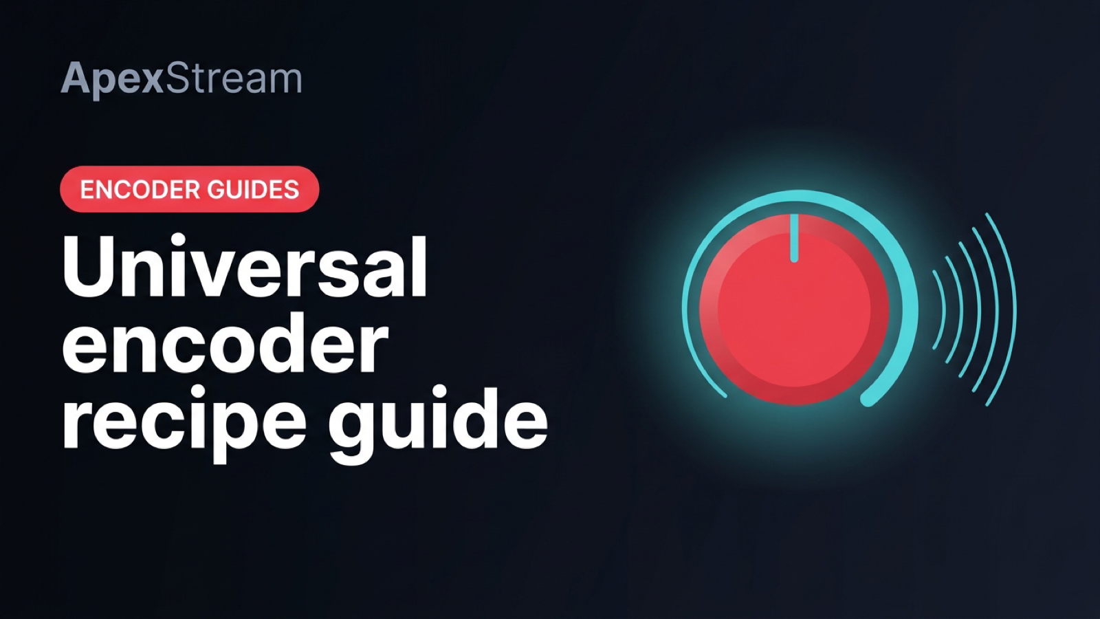 One encoder recipe that works everywhere (Streamlabs, vMix, Ecamm)