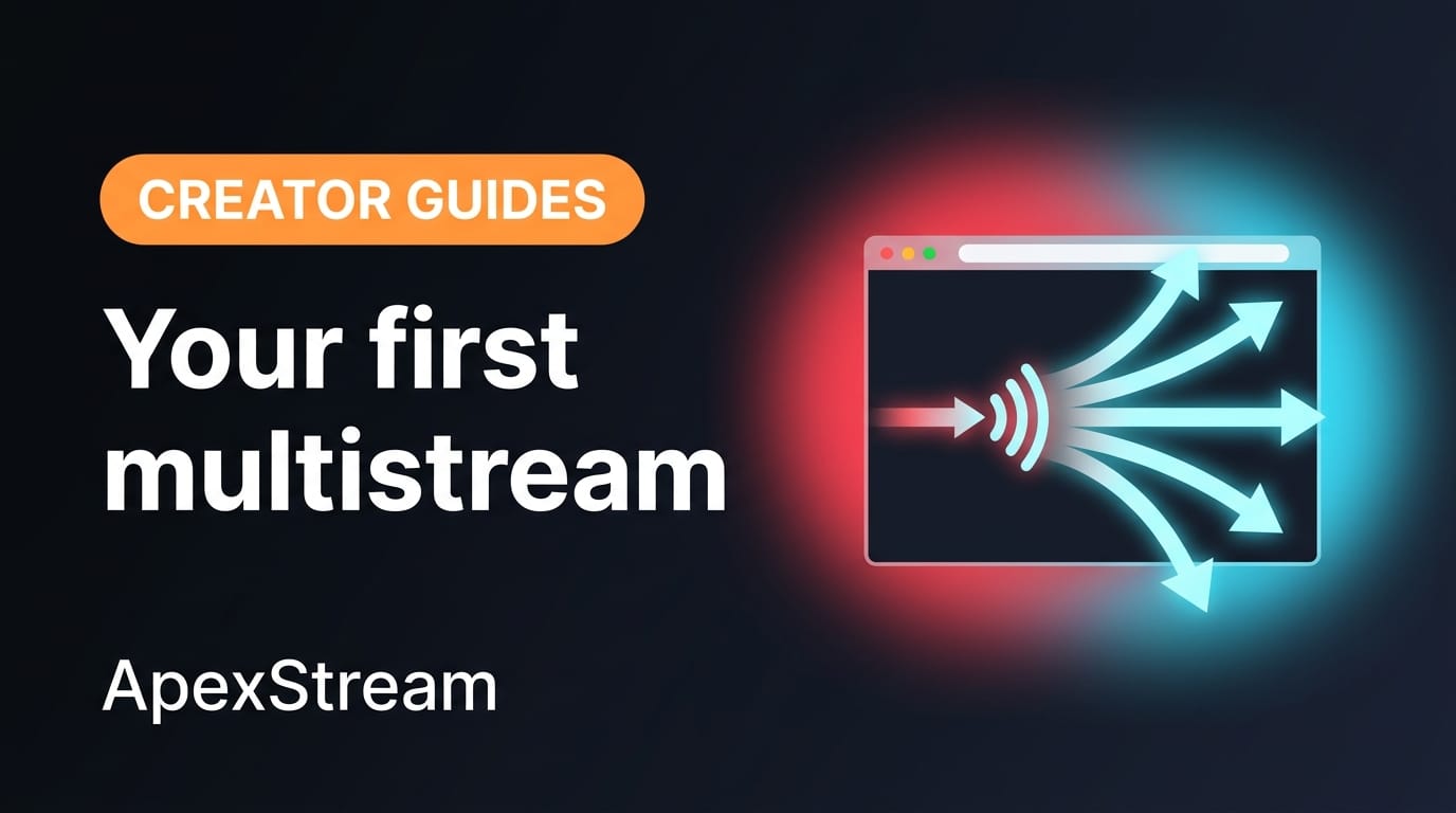 Your first multistream: the 5-step path we recommend