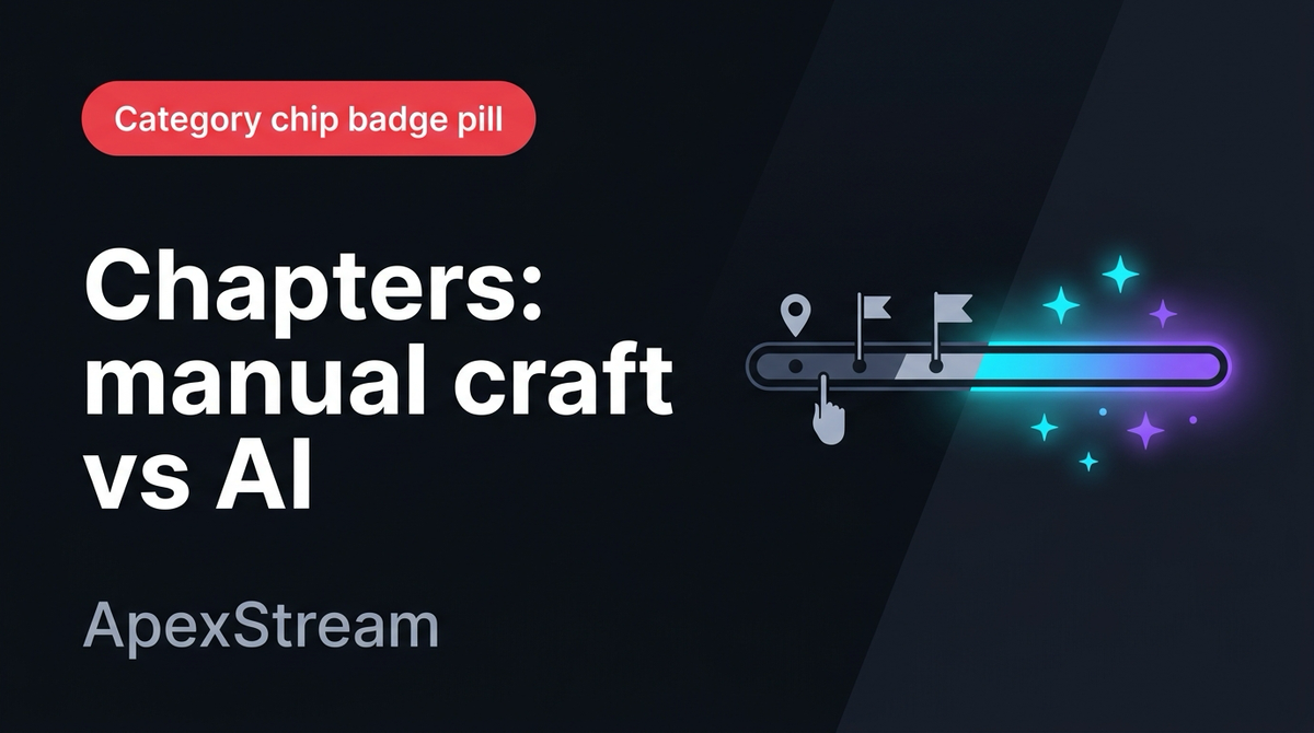 Chapters: manual craft vs. AI drafts