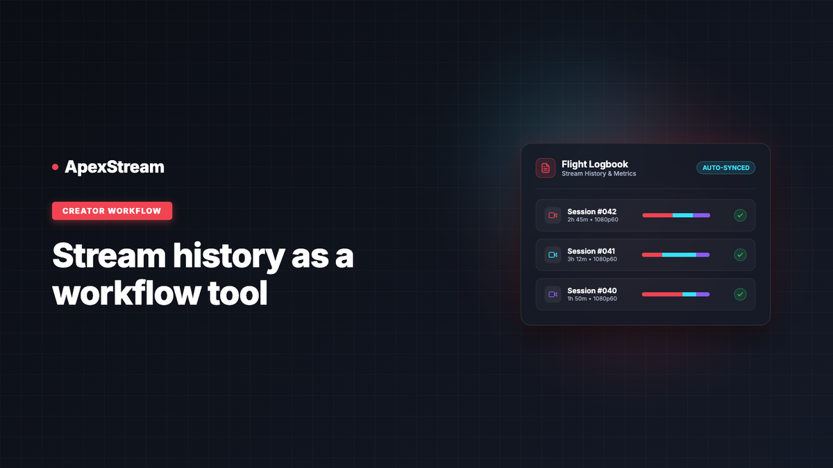 Flight Log: Your Stream History as a Workflow Tool