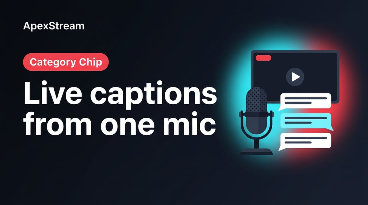 Live Captions from One Microphone: Why Host-Only Transcription Makes Interviews Better