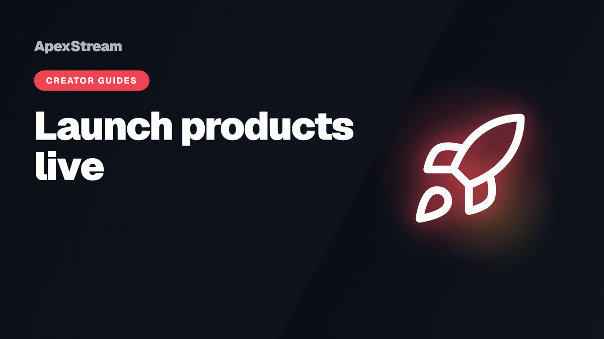 Product launches as live events