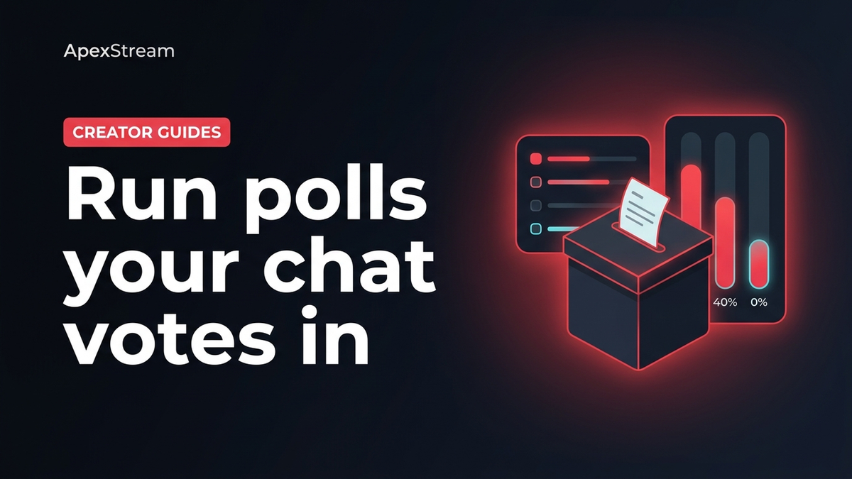 Running a Poll Your Chat Can Actually Vote In