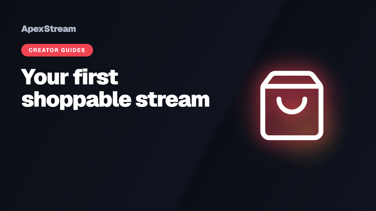 Your first shoppable stream: live selling for a small brand