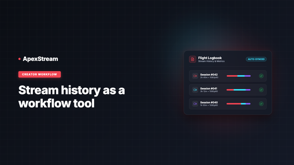Flight Log: Your Stream History as a Workflow Tool