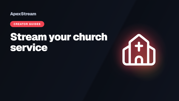 How to Livestream a Church Service to YouTube and Facebook at the Same Time