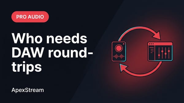 Pro Audio: who actually needs DAW round-trips