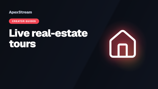 Real-estate live tours that hit three platforms at once